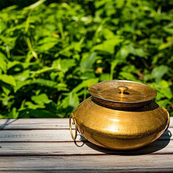 Brass Indian Style Wok and Laddle – ptalusa