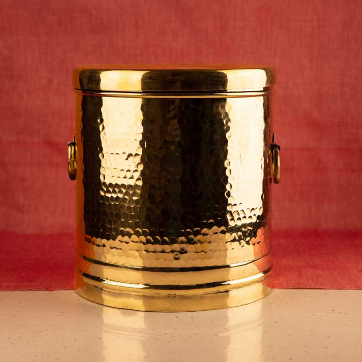 Brass Storage Container ( Kitchen flour Canister )
