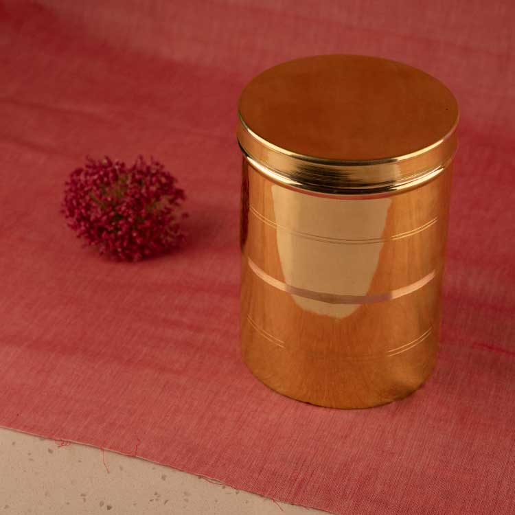 Brass Straight Canister