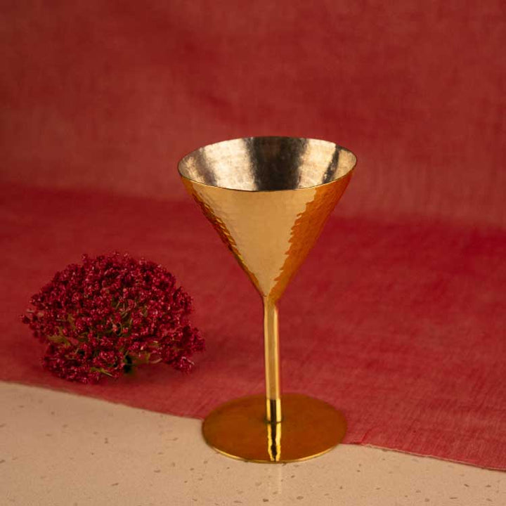 Brass Cocktail Glass