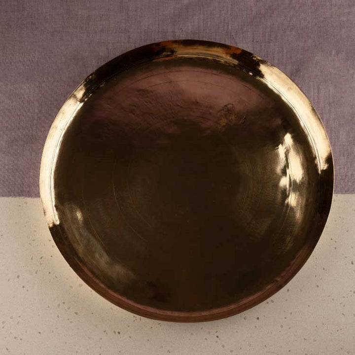Bronze high hipped plate (Thaali)